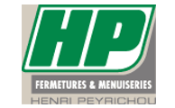 Logo HP Fermetures et Menuiserie